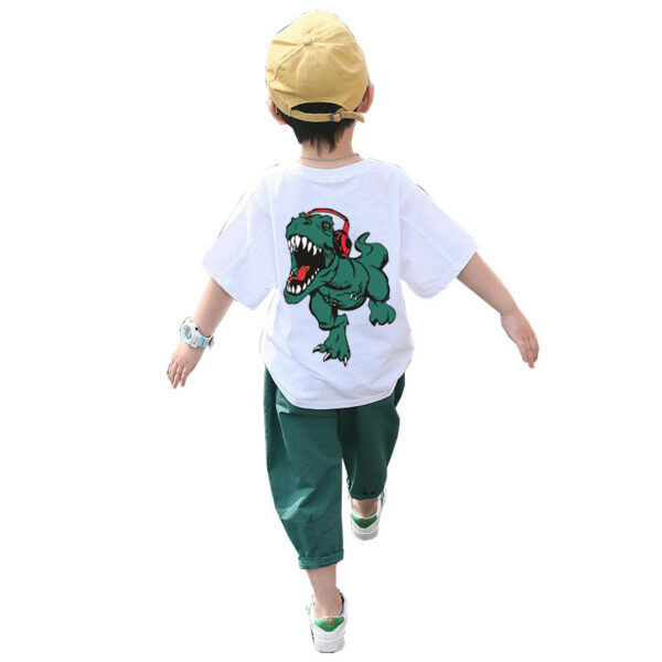 Children's Clothing Boys Summer Suits Western-style Clothes Boys Summer Handsome Short Sleeves Jan Baby - Image 2