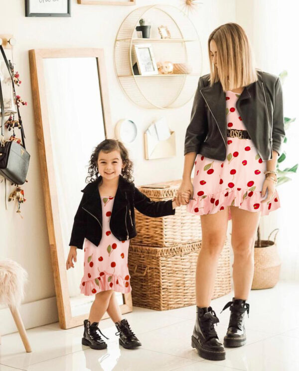 Summer Fashion Suspender Mother And Daughter Skirt - Image 4