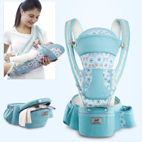 Ergonomic Baby Carrier Infant Baby Hipseat Carrier 3 In 1 - Image 6