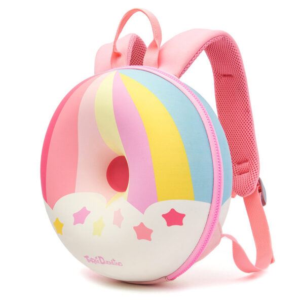 Kindergarten School Bag Donut Early Education Training Institution Children Backpack Jan Baby - Image 3