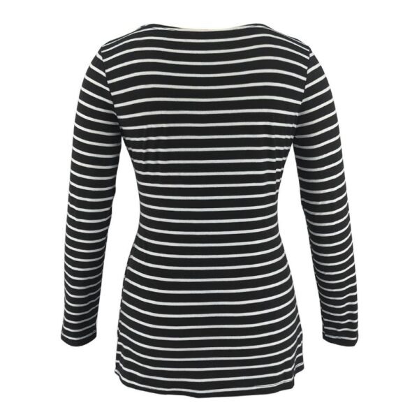 Deep V-neck print long sleeves Jan Baby - Image 3