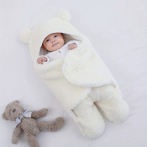 Winter Baby Sleeping Bag Bear Nap Printed Sleeping - Image 3