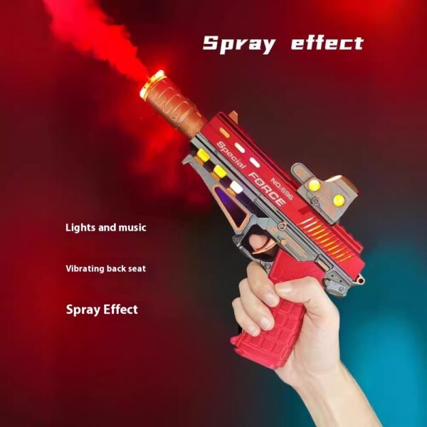 Children's Electric Spray Toy Gun Little Boys Luminous Sound Music Shock 1-2-3 Years Old Left Wheel - Image 6