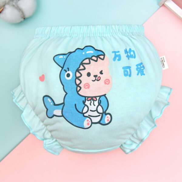 Korean Style Shorts Children's Briefs Girls' Underwear Without Pp - Image 3