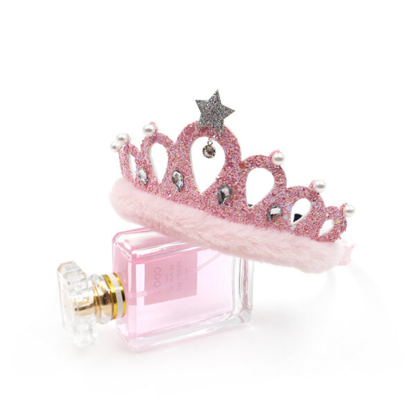 Children's Hair Accessories New Sequined Crystal Crown Girls - Image 5