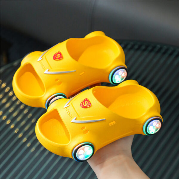 Kids Glowing Slippers Cartoon Car Sandals Children Sandals Anti Slip Boys Girls Luminous Slippers Summer Beach Shoes - Image 7