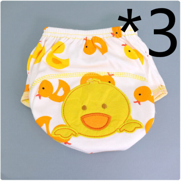 Summer Embroidered Baby Cotton Learning Pants  Diaper Pocket  Waterproof Training Pants  Leak-Proof Breathable Bread Pants - Image 10