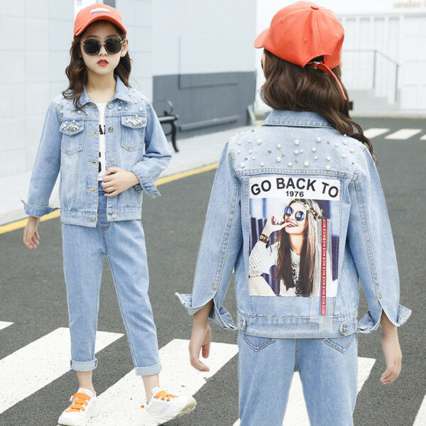 Girls Denim Jacket Children - Image 3