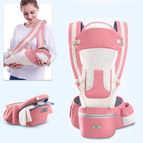 Ergonomic Baby Carrier Infant Baby Hipseat Carrier 3 In 1 - Image 9