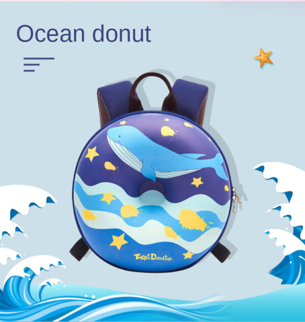 Kindergarten School Bag Donut Early Education Training Institution Children Backpack Jan Baby - Image 5