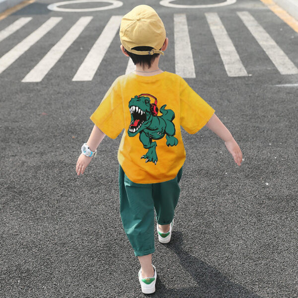 Children's Clothing Boys Summer Suits Western-style Clothes Boys Summer Handsome Short Sleeves Jan Baby - Image 5