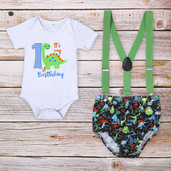 Children's Clothing Summer Clothing Baby Romper Birthday - Image 3