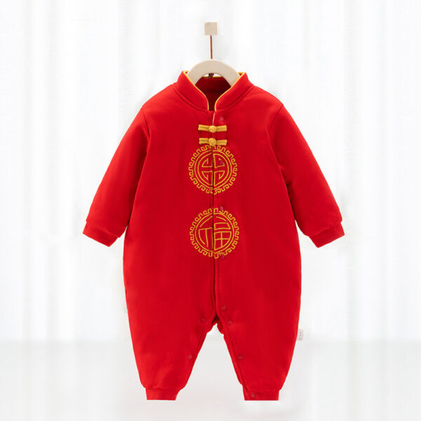 Warm Jumpsuit Newborn Cotton Crawling Suit (Jan Baby) - Image 8