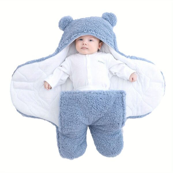 Winter Baby Sleeping Bag Bear Nap Printed Sleeping - Image 7