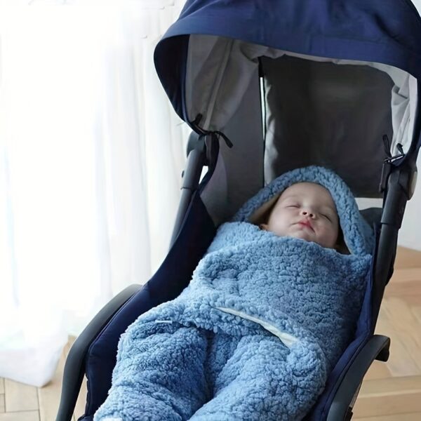 Winter Baby Sleeping Bag Bear Nap Printed Sleeping - Image 8