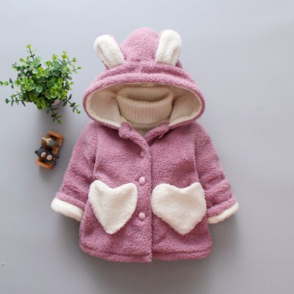 Girl Outerwear Children Clothing Warm Winter Coats - Image 3