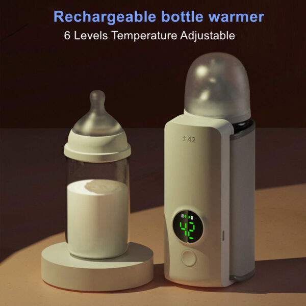 Portable Wireless Rechargeable Baby Bottle Warmer USB Charging And Heating Bag - Image 3