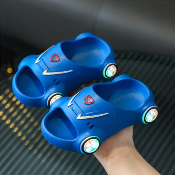 Kids Glowing Slippers Cartoon Car Sandals Children Sandals Anti Slip Boys Girls Luminous Slippers Summer Beach Shoes - Image 9