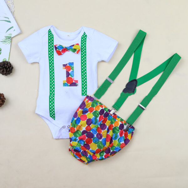 Children's Clothing Summer Clothing Baby Romper Birthday - Image 4