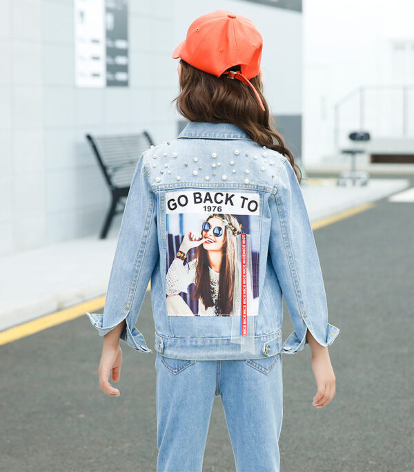 Girls Denim Jacket Children - Image 6