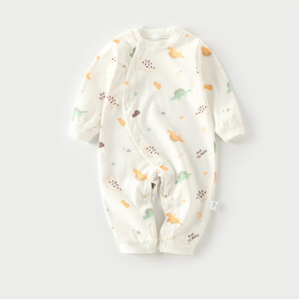 Autumn Thin Baby Pajamas And Baby Onesies - Image 4