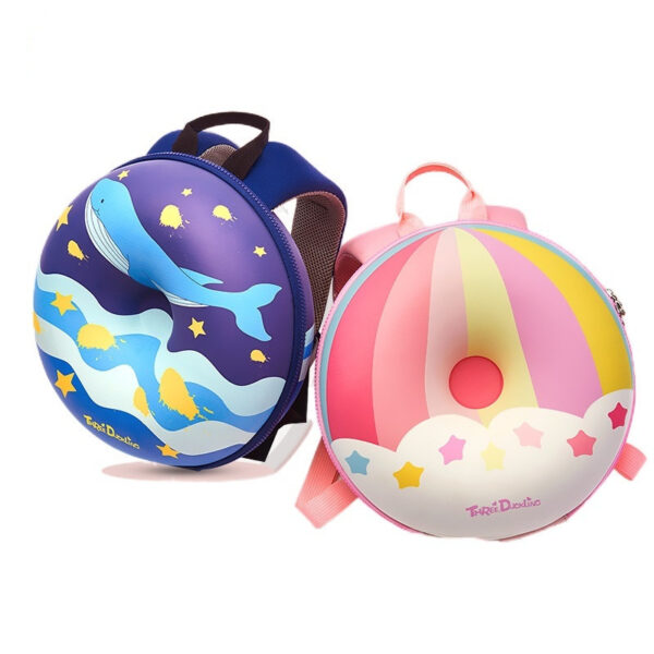 Kindergarten School Bag Donut Early Education Training Institution Children Backpack Jan Baby