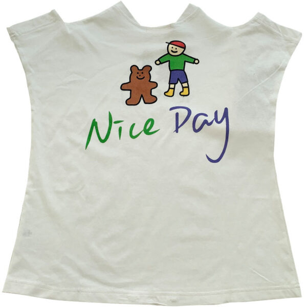 Loose Casual Short Sleeve Top Kids Long T-Shirt - Image 7