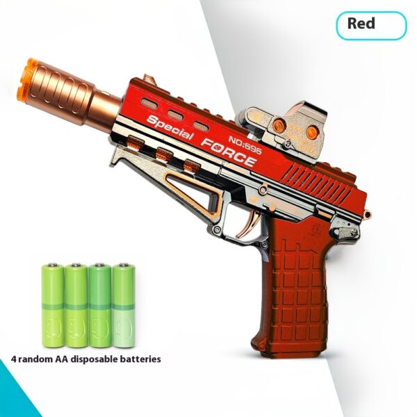 Children's Electric Spray Toy Gun Little Boys Luminous Sound Music Shock 1-2-3 Years Old Left Wheel - Image 3