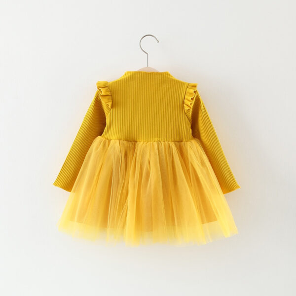 Autumn Girl Princess Dress Baby Girl Skirt Gauze Girl Children 0-1-2-3 Years Old Baby Girl Dress - Image 3