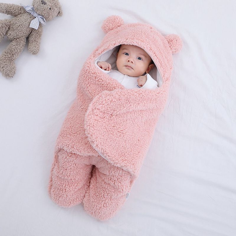 Baby Sleeping Bag Envelope for Newborn Baby Winter Swaddle Blanket - Image 8
